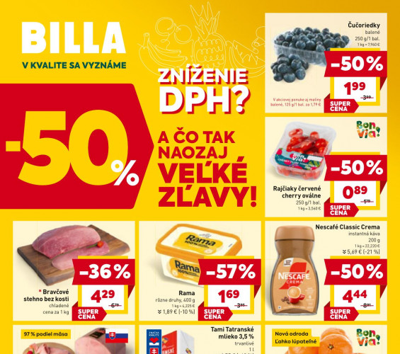 billa - leták od 02.01.2025