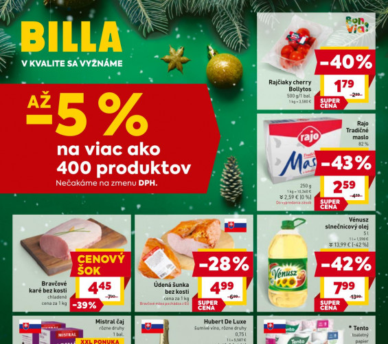 billa - leták od 11.12.2024