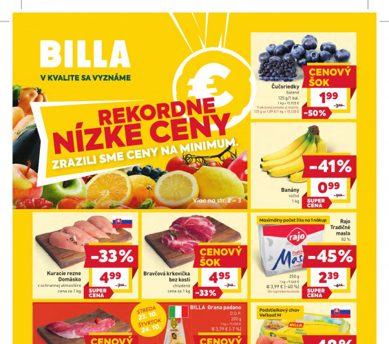 Billa - leták od 23.10.2024