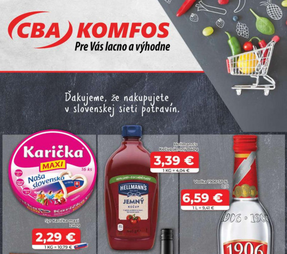 CBA Komfos - leták od 21.02.2025