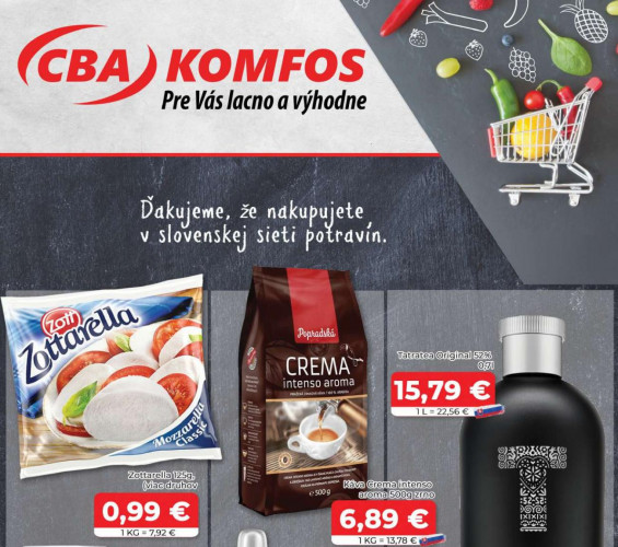 CBA Komfos - leták od 24.01.2025