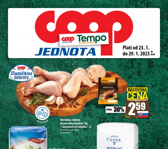 coop - leták Coop Tempo od 23.01.2025