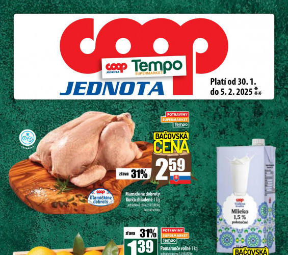 coop - leták Coop Tempo od 30.01.2025