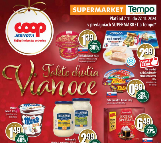 coop - leták Coop Vianoce od 07.11.2024