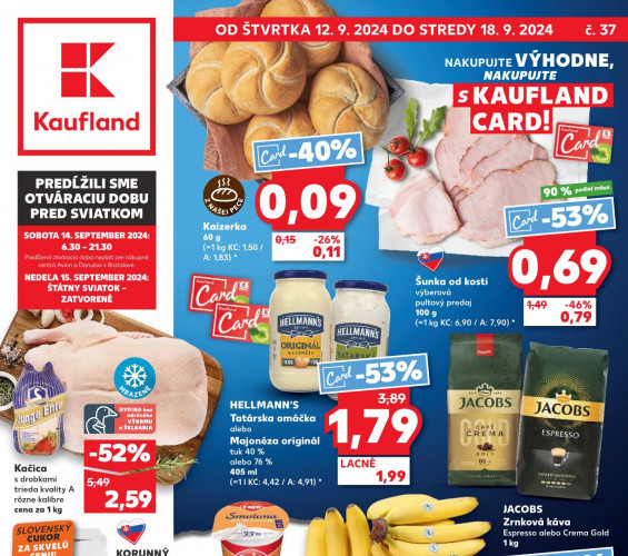 kaufland - leták od 12.09.2024