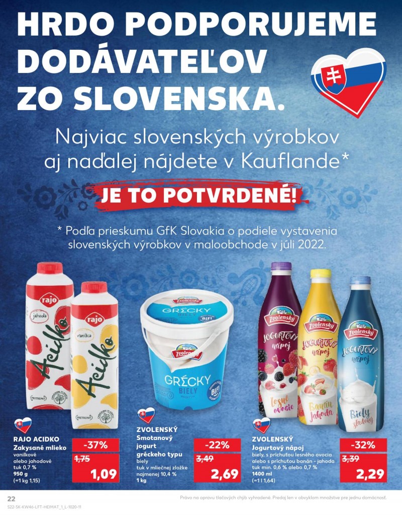 Leták.sk Kaufland leták platný od 16.11.2022