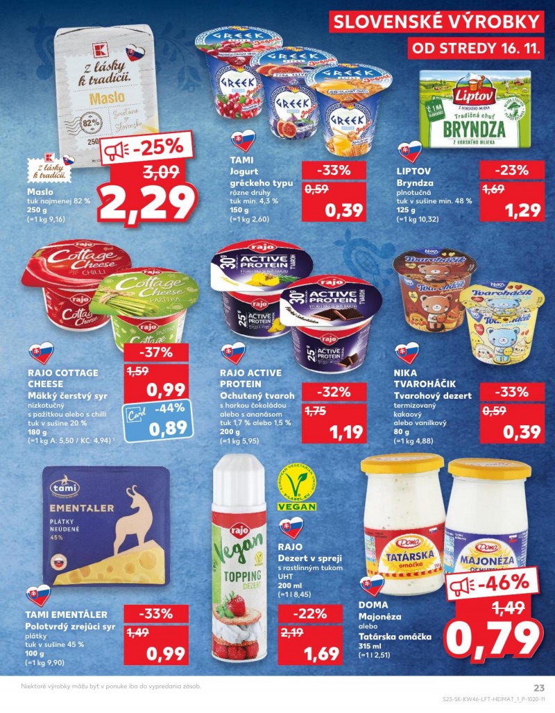 Leták.sk Kaufland leták platný od 16.11.2022