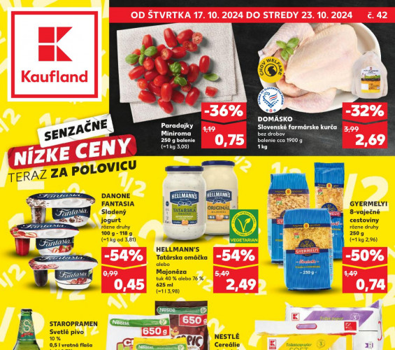 Kaufland - leták od 17.10.2024