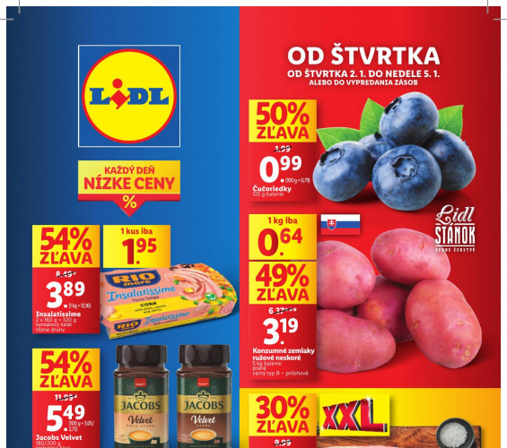 lidl - leták od 02.01.2025