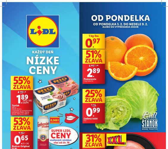 lidl - leták od 03.02.2025