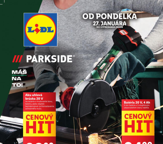 lidl - leták Lidl tovar od 27.01.2025