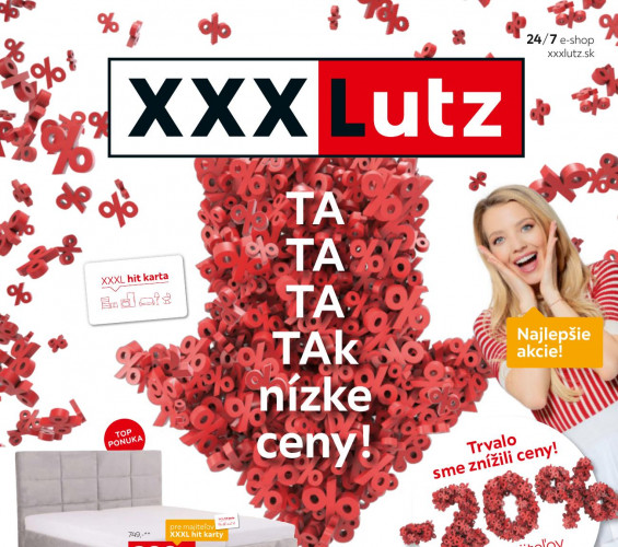 XXX Lutz - leták XXX Trvalo sme znížili ceny! od 24.02.2025